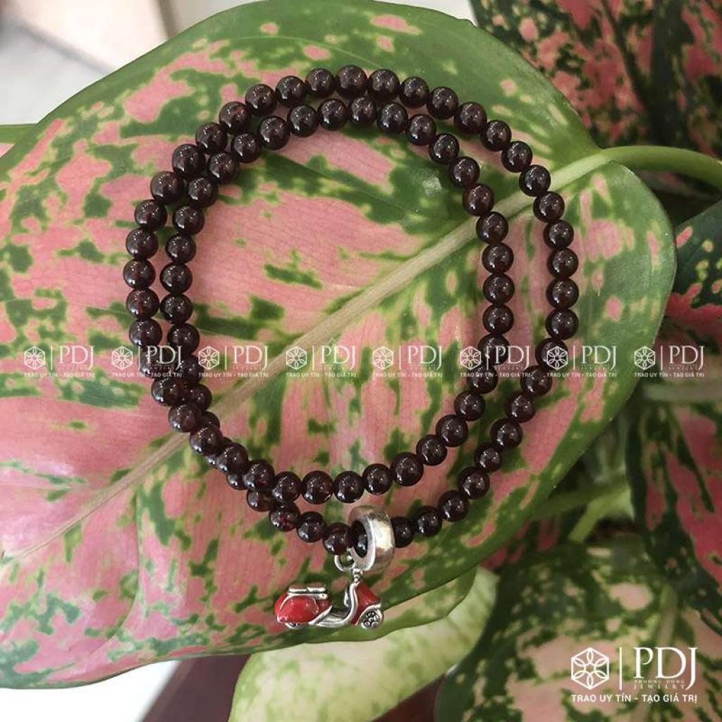 Vòng Granat Charm Pandora Vespa