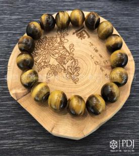 Vòng Mắt Hổ Vàng nâu 10 ly