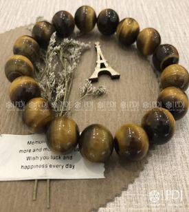 Vòng Mắt Hổ Vàng nâu 12 ly 