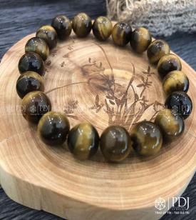 Vòng Mắt Hổ Vàng nâu 12 ly 