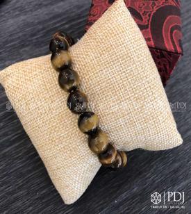 Vòng Mắt Hổ Vàng nâu 8 ly 