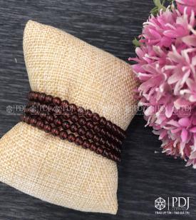 Chuỗi Thạch Hồng Lựu 108 hạt 4 ly  Chuỗi Thạch Hồng Lựu 108 hạt 4 ly