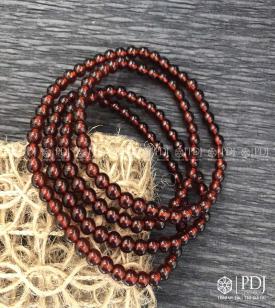 Chuỗi Thạch Hồng Lựu 108 hạt 4 ly  Chuỗi Thạch Hồng Lựu 108 hạt 4 ly