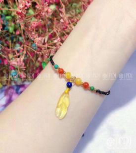 Vòng Thạch Anh Kết Hợp Hổ Phách