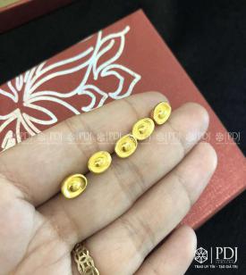 Charm Đĩnh Vàng size tiểu 24K