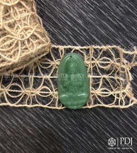 Mặt Như Lai Đại Nhật Đá Thạch Anh Xanh