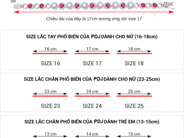 Hướng dẫn cách đo size trang sức Hướng dẫn cách đo size trang sức