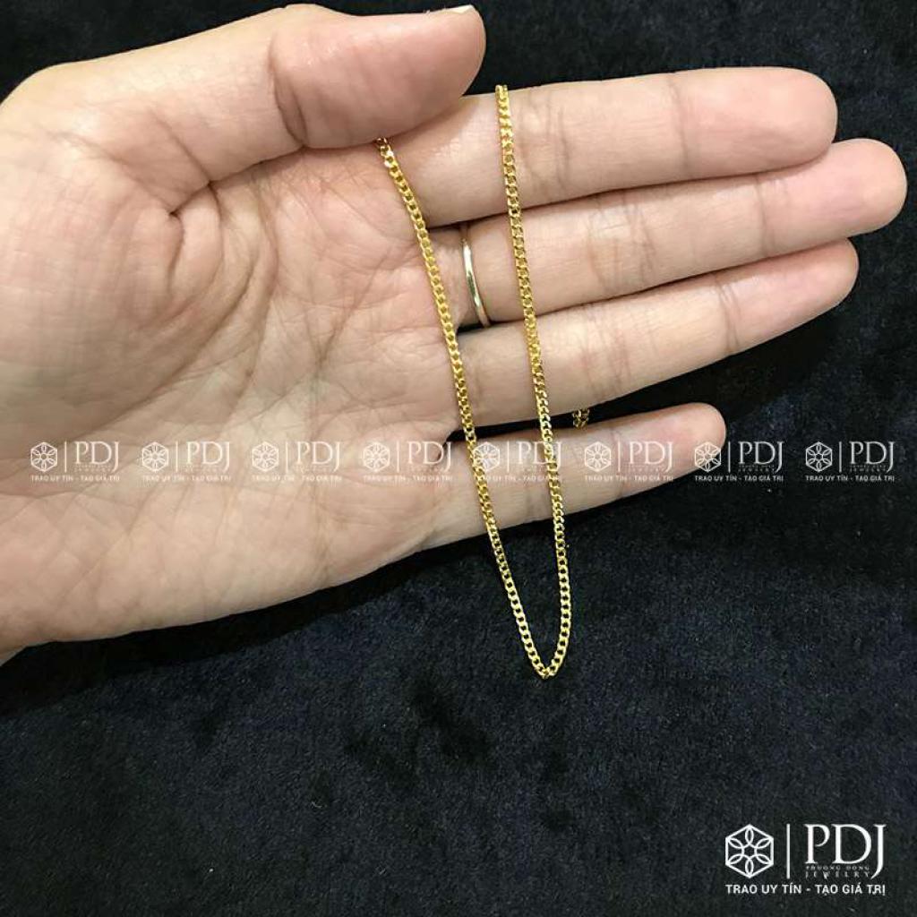 Dây Chuyền Kép Vàng 24K