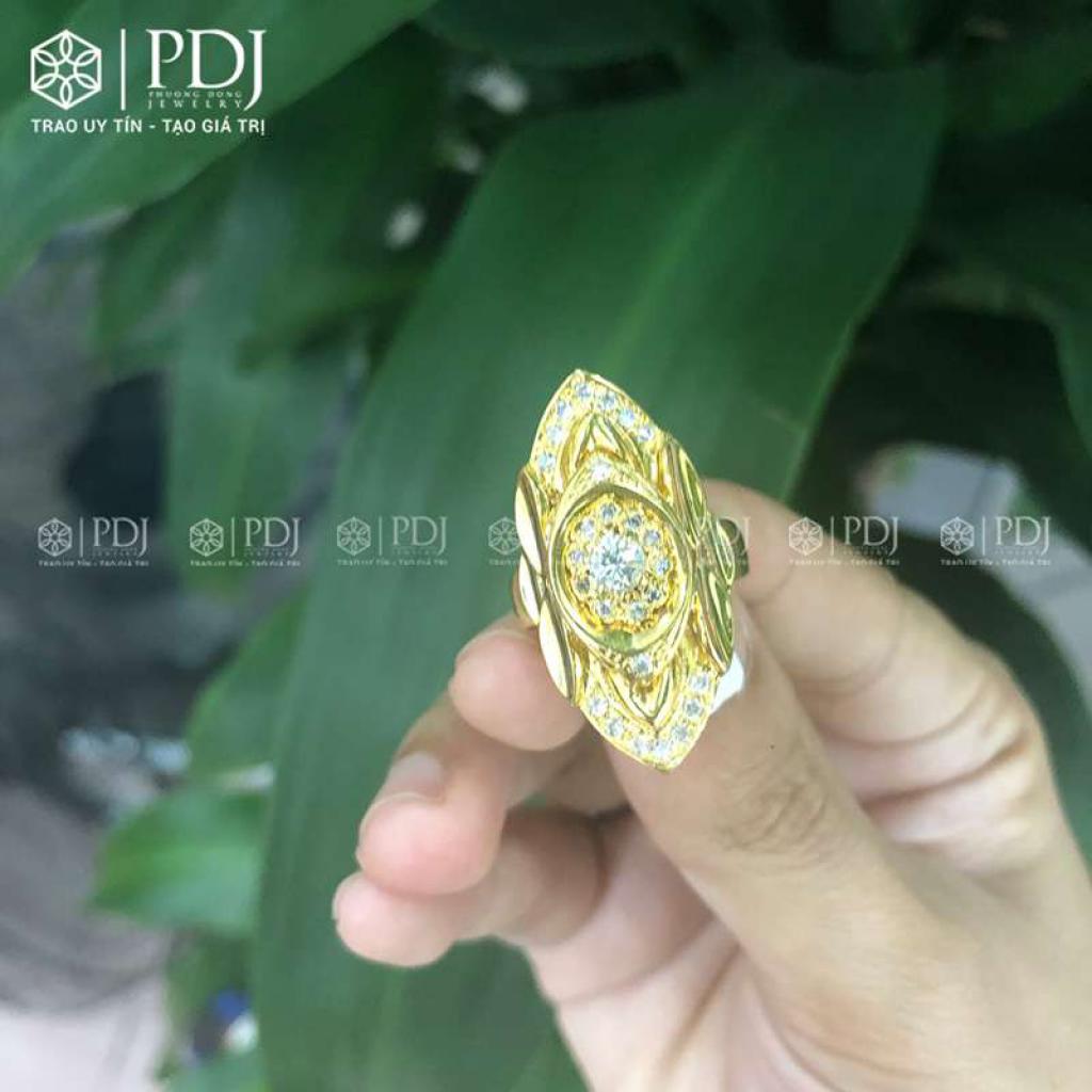 Nhẫn Nữ Hình Thoi 15K - PDJ.vn
