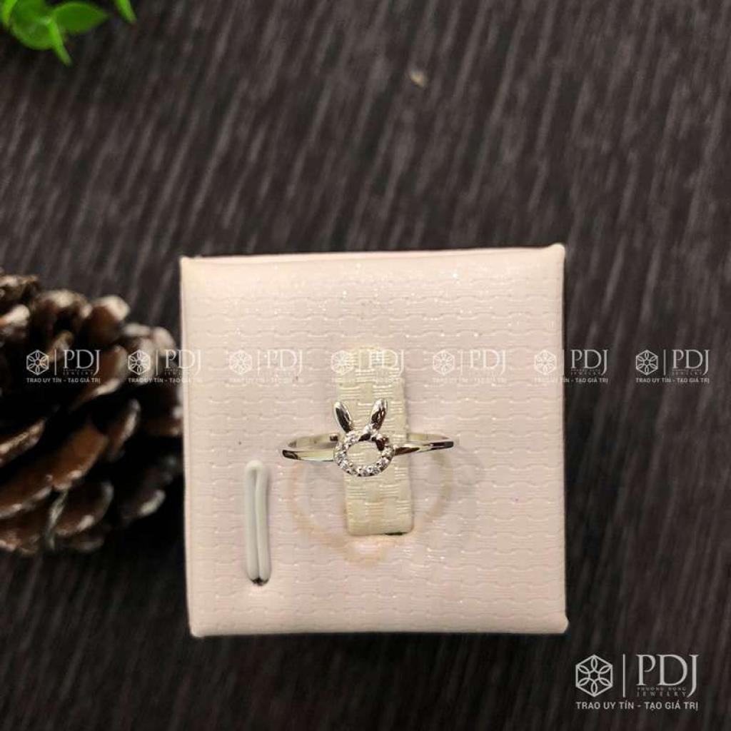 Nhẫn Đầu Thỏ Bạc 925
