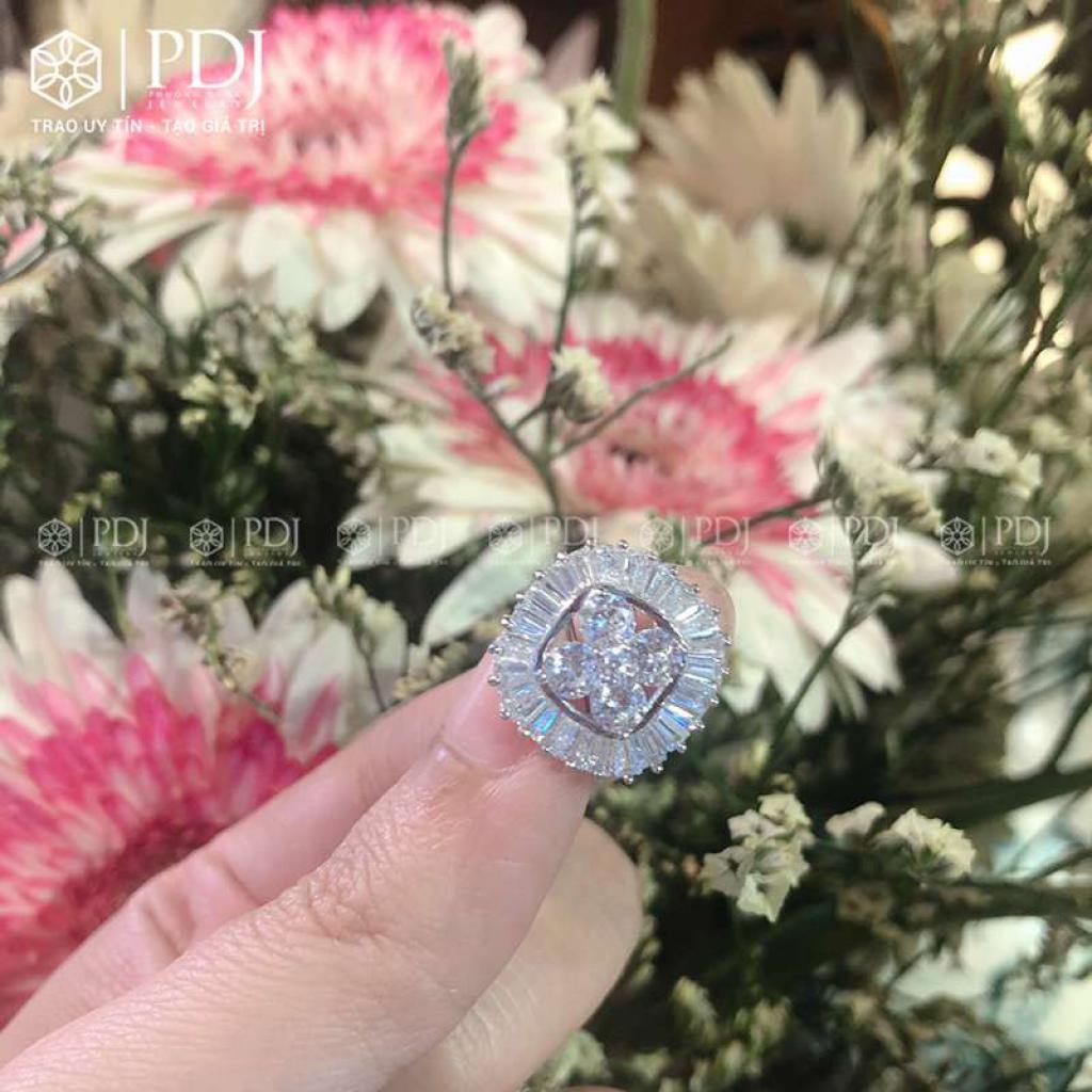 Bông Tai Đá Topaz Bạc 925