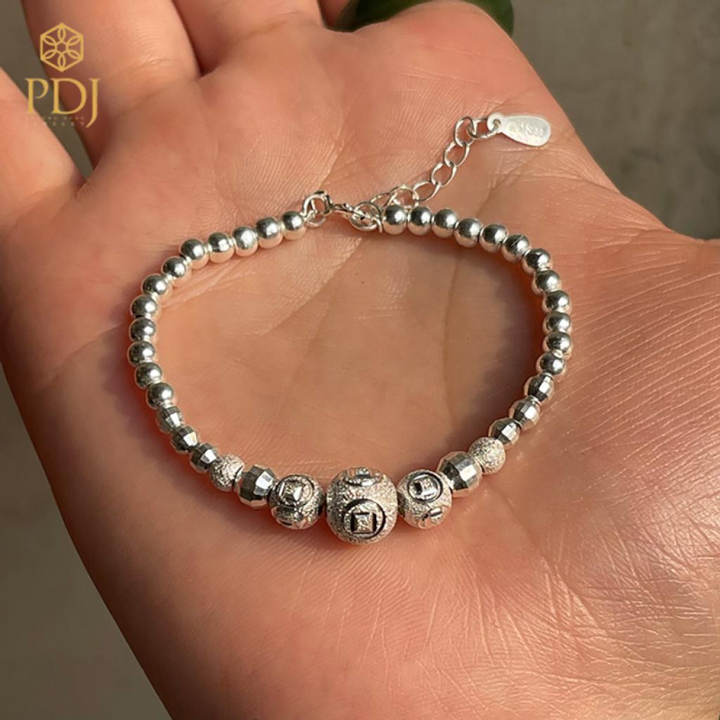 Lắc Bạc Bi Kim Tiền Trẻ Em