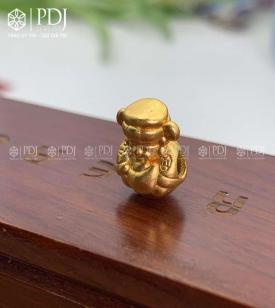Charm Ông Thần Tài Bạc Si Vàng Charm Ông Thần Tài Bạc Si Vàng