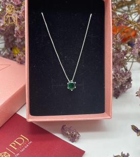 Dây Chuyền Mặt Đá Topaz Xanh Bạc Dây Chuyền Mặt Đá Topaz Xanh Bạc