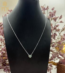 Dây Chuyền Mặt Tim Đá Bạc Dây Chuyền Mặt Tim Đá Bạc
