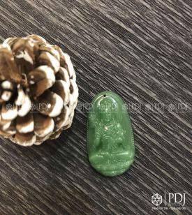 Mặt Bất Động Minh Vương Đá Thạch Anh Xanh