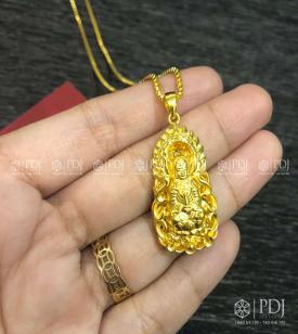 Mặt Phật Quan Thế Âm Bồ Tát Vàng 24K Mặt Phật Quan Thế Âm Bồ Tát Vàng 24K