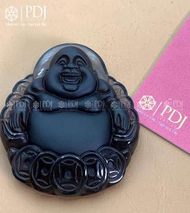 Mặt Phật Di Lặc Đá Thạch Anh Khói Mặt Phật Di Lặc Đá Thạch Anh Khói