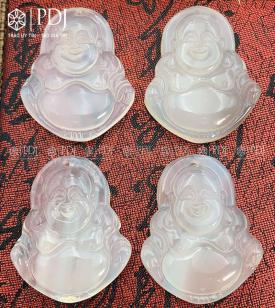 Mặt Phật Di Lặc Đá Thạch Anh Trắng Mặt Phật Di Lặc Đá Thạch Anh Trắng