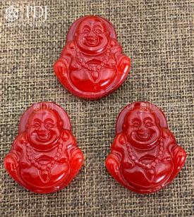 Mặt Phật Di Lặc Ngọc Đỏ Mặt Phật Di Lặc Ngọc Đỏ