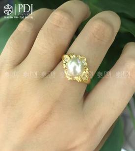 Nhẫn Ngọc Trai 12K - M3 Nhẫn Ngọc Trai 12K - M3