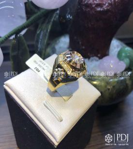 Nhẫn Đá Đúc 01 - 18K