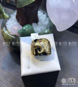 Nhẫn Đầu Hổ 12K