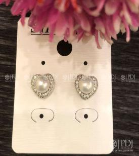 Bông Tai Trai Đá Bạc 925