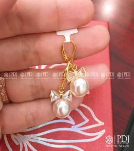 Bông Tai Trai Nơ 10K