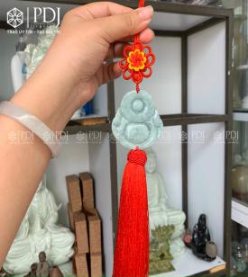 Khánh Treo Xe Mặt Di Lặc Ngọc Cẩm Thạch Khánh Treo Xe Mặt Di Lặc Ngọc Cẩm Thạch