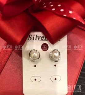 Bông Tai Ngọc Trai Bạc 925 Bông Tai Ngọc Trai Bạc 925