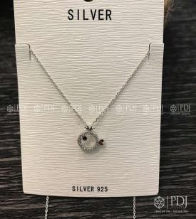 Dây Chuyền Cá Đá Trắng Bạc 925 Dây Chuyền Cá Đá Trắng Bạc 925