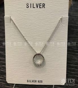 Dây Chuyền Mặt Tròn Bạc 925 Dây Chuyền Mặt Tròn Bạc 925