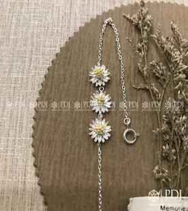 Lắc Cúc Họa Mi Bạc 925 Lắc Cúc Họa Mi Bạc 925