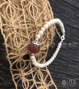 Lắc Trai Thạch Anh Dâu Tây Hồng Lắc Trai Thạch Anh Dâu Tây Hồng