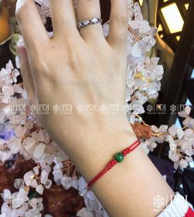 Sợi Dây Chỉ Đỏ Hạt Cẩm Thạch