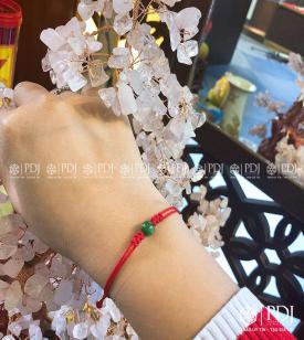 Sợi Dây Chỉ Đỏ Hạt Cẩm Thạch