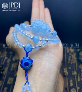 Chuỗi Vòng Đá Mix Hồ Ly Aquamarine Chuỗi Vòng Đá Mix Hồ Ly Aquamarine