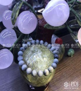 Vòng Đá Thạch Anh Mắt Chim Ưng Xám 10 Ly