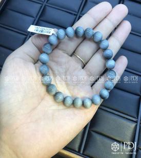 Vòng Đá Thạch Anh Mắt Chim Ưng Xám 9 Ly