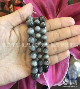 Vòng Đá Thạch Anh Mắt Chim Ưng Xám 9 Ly