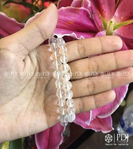 Vòng Đá Thạch Anh Trắng 8 Ly