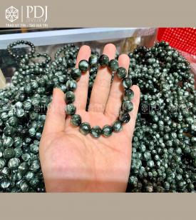 Vòng Tay Đá Mắt Rồng Xanh 10 Ly Vòng Tay Đá Mắt Rồng Xanh 10 Ly