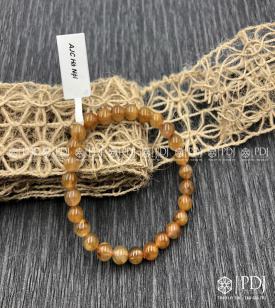 Vòng Thạch Anh Tóc Nâu 6,3 ly