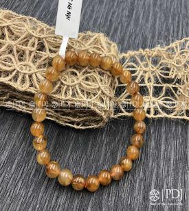 Vòng Thạch Anh Tóc Nâu 8 ly