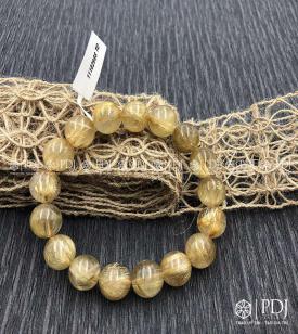 Vòng Thạch Anh Tóc Vàng 15 ly