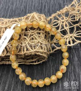 Vòng Thạch Anh Tóc Vàng 6 ly