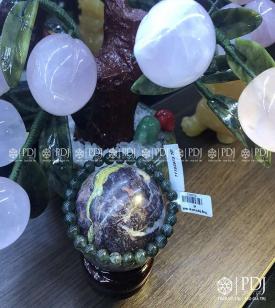 Vòng Thạch Anh Tóc Xanh 6 ly