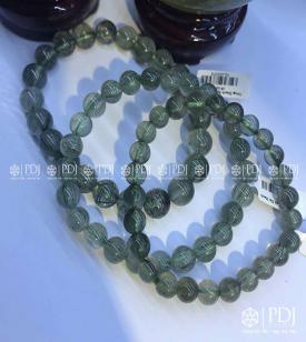 Vòng Thạch Anh Tóc Xanh 7 Ly