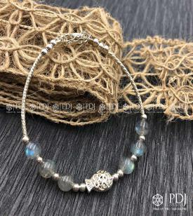 Vòng Đá Thạch Anh Xà Cừ Charm Cá